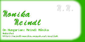 monika meindl business card
