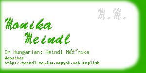 monika meindl business card